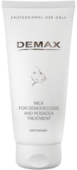 Demax Milk for demodecosis and rosacea treatment - Молочко для лечения демодекса и розацеа