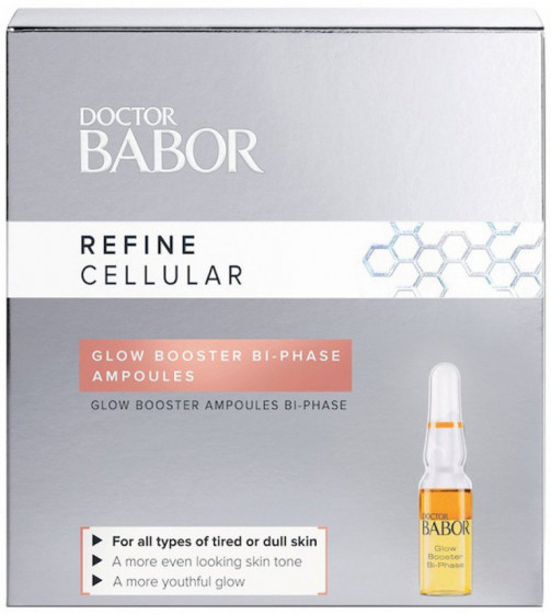 Babor Glow Booster Bi-Phase Ampoule - Бифазные ампулы "Активатор сияния"