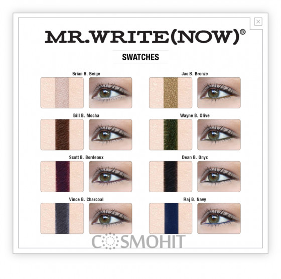 TheBalm Mr. Write (Now) Eyeliner Pencil - Карандаш для глаз Raj B. Navy - 4