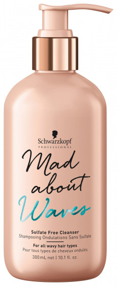 Schwarzkopf Professional Mad About Waves Sulfate Free Cleanser - Бессульфатный шампунь для волнистых волос