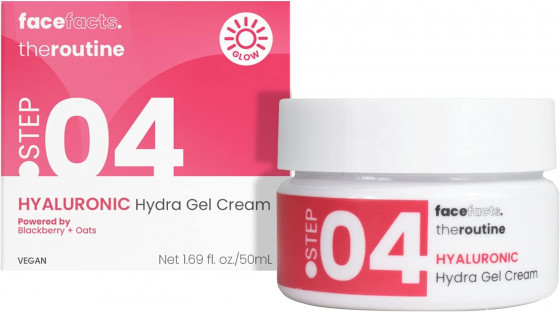 Face Facts The Routine Step.04 Hyaluronic Hydra Gel Cream - Крем-гель для лица с гиалуроновой кислотой