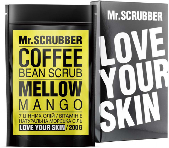 Mr.Scrubber Mellow Mango Coffee Bean Scrub - Кофейный скраб для тела