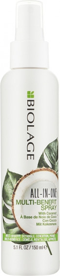 Matrix Biolage All-In-One Coconut Infusion Multi-Benefit Spray - Мультифункциональный спрей-уход с кокосовым маслом для всех типов волос