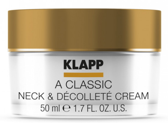 Klapp A Classic Neck & Decollete Cream - Крем для области шеи и декольте