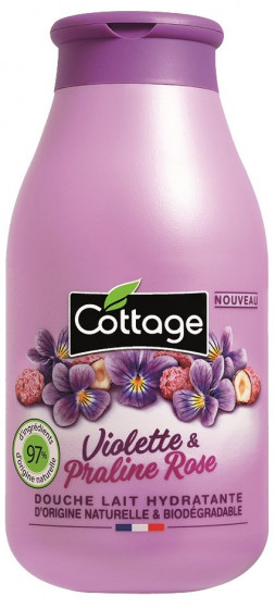Cottage Violet&Pink Praline Shower Milk - Молочко для душа "Фиалка и розовое пралине"