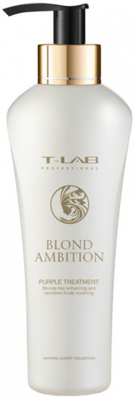 T-LAB Professional Blond Ambition Purple Treatment - Фиолетовый кондиционер для нейтрализации желтизны волос