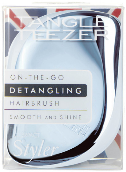 Tangle Teezer Compact Styler Sky Blue Delight Chrome - Расческа для волос - 3