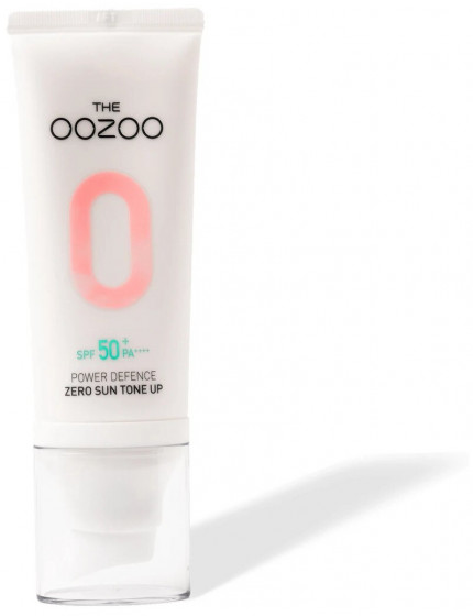 The Oozoo Power Defence Zero Sun Tone-up SPF50 PA++++ - Солнцезащитный крем, выравнивающий тон кожи лица