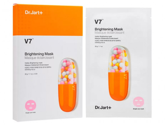 Dr. Jart+ V7 Brightening Mask - Осветляющая маска с витаминным комплексом