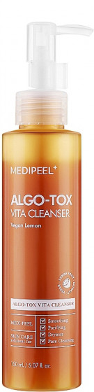 Medi Peel Algo-Tox Vita Cleanser Vegan Lemon - Гель для глубокого очищения лица с экстрактом лимона