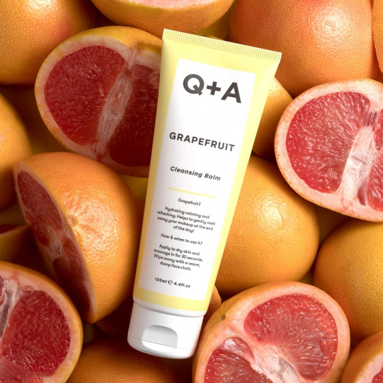 Q+A Grapefruit Cleansing Balm - Очищающий бальзам для лица с грейпфрутом - 3