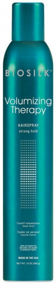 BioSilk Volumizing Therapy Hairspray Strong Hold - Лак для волос сильной фиксации