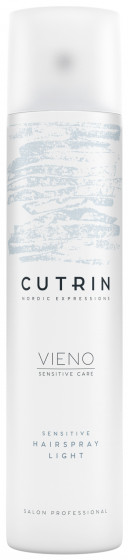 Cutrin Vieno Sensitive Hairspray Light - Лак легкой фиксации без отдушки