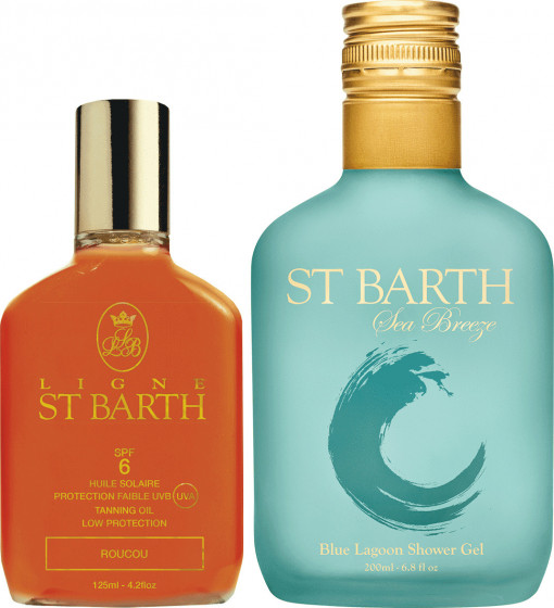 Ligne St Barth Sea Breeze Blue Lagoon Shower Gel - Гель для душа "Голубая лагуна" - 3