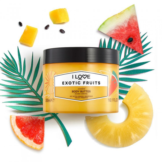 I Love Exotic Fruits Body Butter - Масло для тела "Экзотические фрукты" - 1