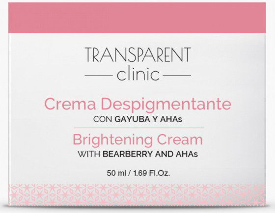 Transparent Clinic Brightening Cream - Осветляющий крем для лица - 1