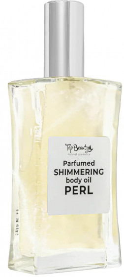 Top Beauty Parfumed Shimmering Body Oil "Perl" - Сухое парфюмированное мерцающее масло для тела "Жемчуг"