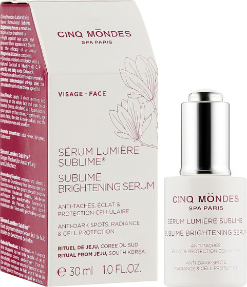 Cinq Mondes Lumiere Sublime Serum - Осветляющая сыворотка для лица