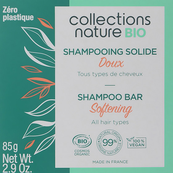 Eugene Perma Collections Nature Bio Organic Solid Shampoo - Твердый шампунь увлажняющий - 1