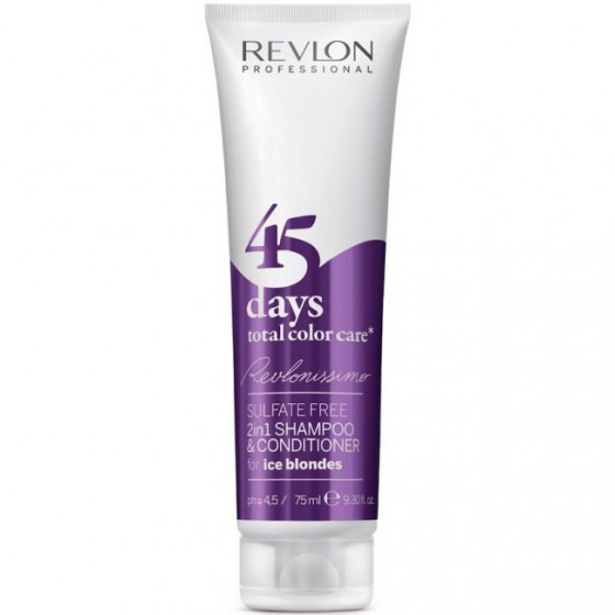 Revlon Professional Revlonissimo 45 Days Ice Blondes 2in1 - Шампунь-кондиционер холодный блонд