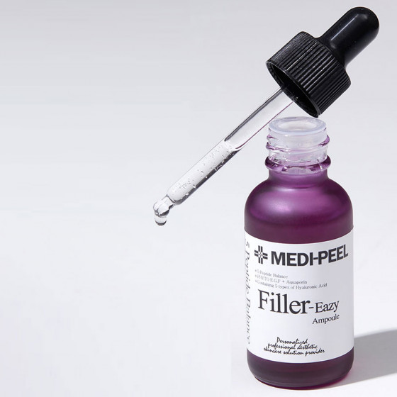 Medi Peel Filler-Eazy Ampoule - Антивозрастная сыворотка-филлер для упругости кожи лица с пептидами - 1