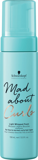 Schwarzkopf Professional Mad About Curls Light Whipped Foam - Легкая пена для укладки вьющихся волос