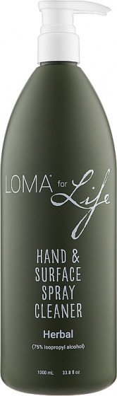 Loma For Life Hand & Surface Spray Cleaner Herbal - Антисептик для рук и поверхностей с травами