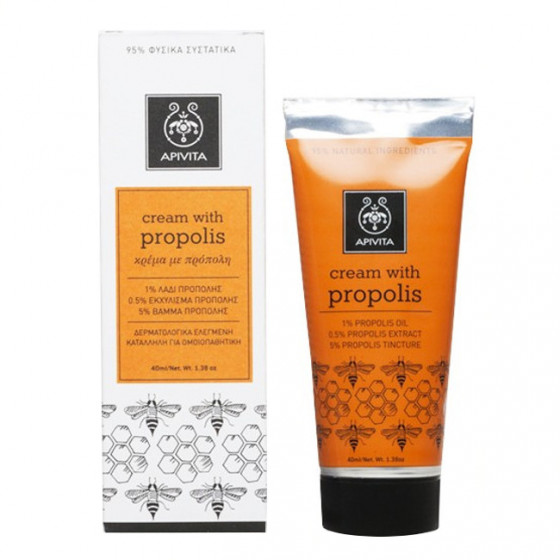 Apivita herbal cream with propolis - Травяной крем с прополисом