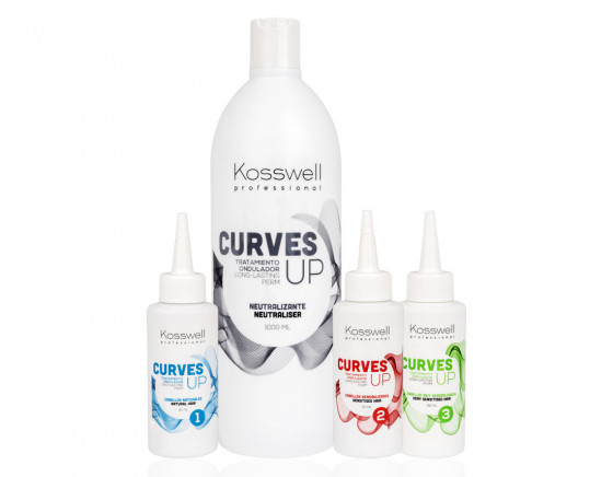 Kosswell Professional Curves Up 2 - Средство для долговременной укладки для чувствительной кожи головы №2 - 1