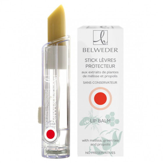 Belweder balm for lips with melissa, green tea extract and propolis - Бальзам для губ с мелиссой, экстрактом зеленого чая и прополисом