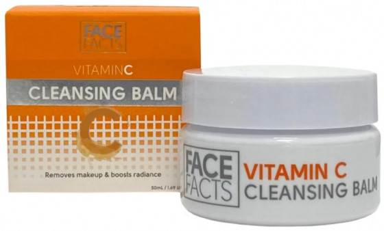 Face Facts Vitamin C Cleansing Balm - Бальзам для очищения кожи лица с витамином С - 1