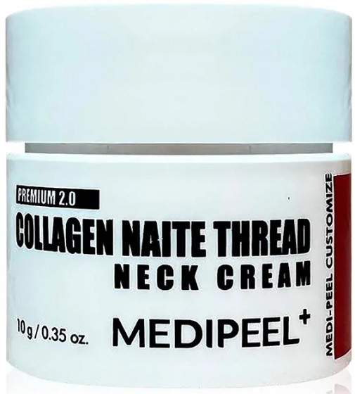 Medi Peel Premium Collagen Naite Thread Neck Cream 2.0 - Пептидный крем для шеи и декольте