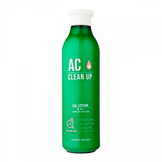 Etude House AC Clean Up Gel Lotion - Гель-лосьон для проблемной кожи