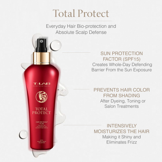 T-LAB Professional Total Protect Hair and Scalp Fluid - Флюид для волос - 2