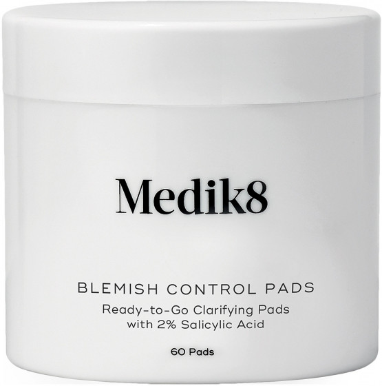 Medik8 Blemish Control Pads - Бесспиртовые пады с салициловой кислотой для проблемной кожи лица