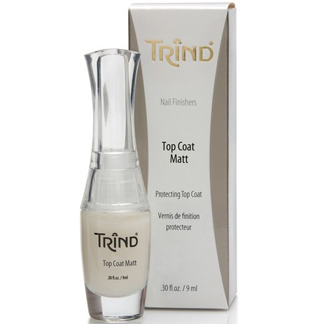 Trind Nail Finishers Caring Top Coat Matt - Ухаживающий закрепитель лака, матовый