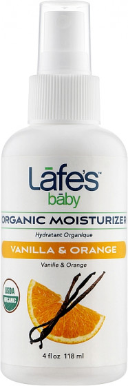 Lafe's Baby Organic Moisturizer - Органическое увлажняющее масло "Ваниль и Апельсин"