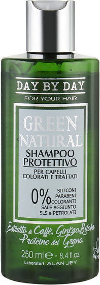 Alan Jey Green Natural Shampoo Protettivo - Шампунь "Защита цвета" для окрашенных и поврежденных волос