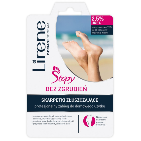 Lirene Exfoliating Footmask - Отшелушивающая маска для ног