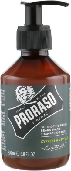 Proraso Cypress & Vetyver Beard Wash - Шампунь для бороды