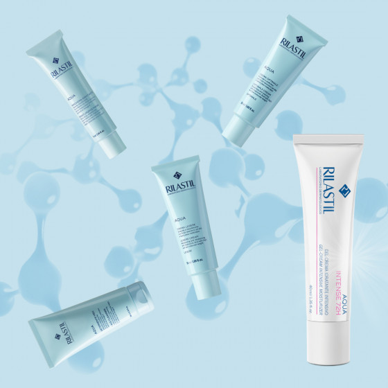 Rilastil Aqua Gel-Cream Intensive Moisturizer - Гель-крем для интенсивного увлажнения кожи лица в течение 72 часов - 4