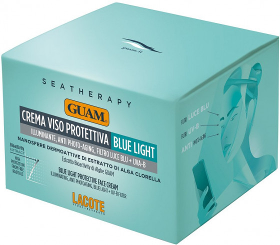 GUAM Seatherapy Crema Viso Protettiva Blue Light - Защитный крем для лица от избыточного синего света