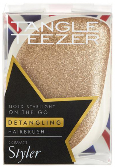 Tangle Teezer Compact Styler Glitter Gold - Расческа для волос - 7