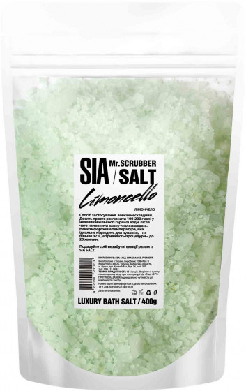 Mr.Scrubber Sia Bath Salt "Limoncello" - Соль для ванны