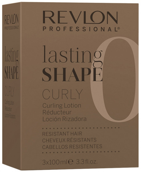 Revlon Professional Lasting Shape Curly Lotion Resistant Hair Set - Набор лосьонов для завивки жестких волос