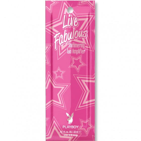 Playboy Live Fabulous Shimmering Tanning Amplifier - Лосьон для загара