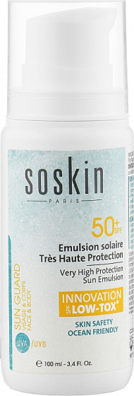 Soskin SPF Low-Tox Innovation SPF50+ - Солнцезащитная эмульсия