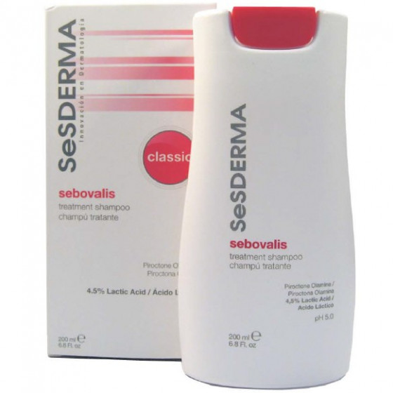 Sesderma Sebovalis Treatment Shampoo - Терапевтический шампунь против себореи