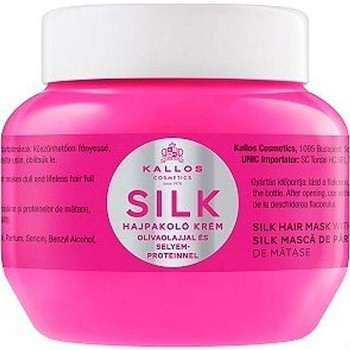 Kallos Silk Hair Mask With Olive Oil And Silk Protein For Dry, Sensitised And Lifeless Hair - Маска для волос питательная с шелком