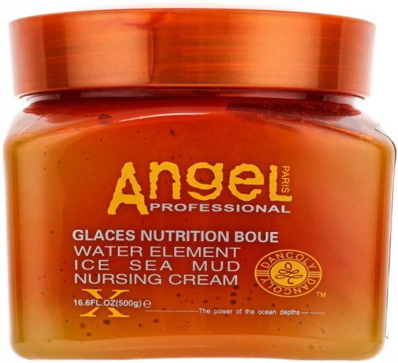 Angel Professional Water Element Ice Sea Mud Nursing Cream - Питательный крем для волос с замороженной морской грязью